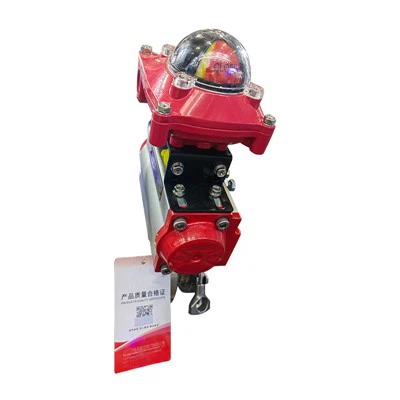 Rotačný pneumatický pohon s elektromagnetickým ventilom